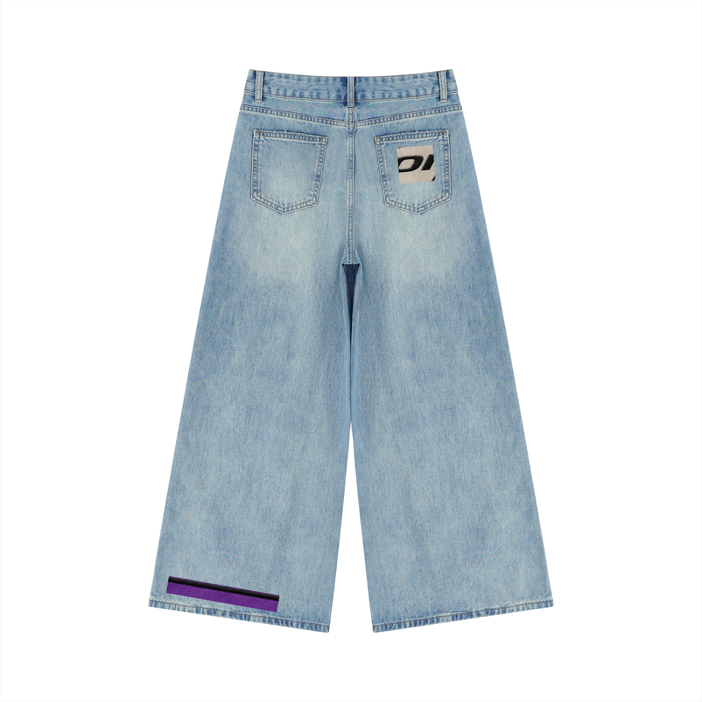 L’ori Ice Paris ( Women’s Vintage Wash Wide Leg Jeans