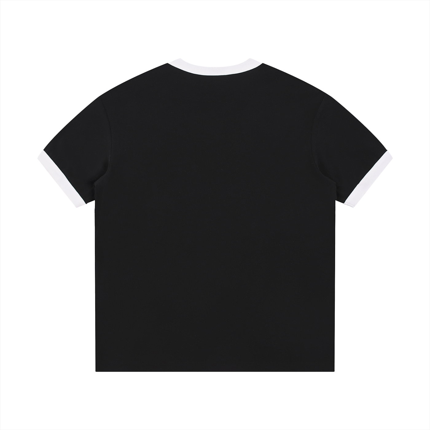L’ori Ice Paris Contrast Edge Ribbed Crewneck T-Shirt