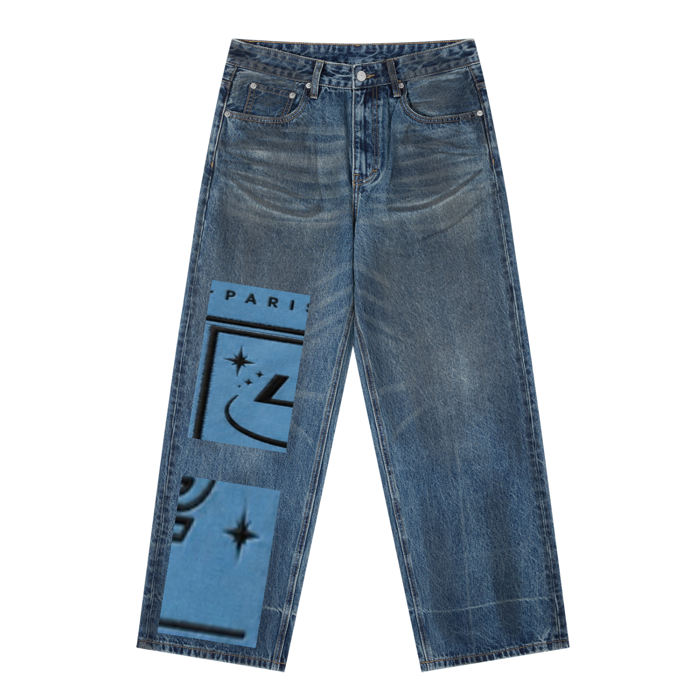 L’ori Ice Paris  Baggy Denim Jeans