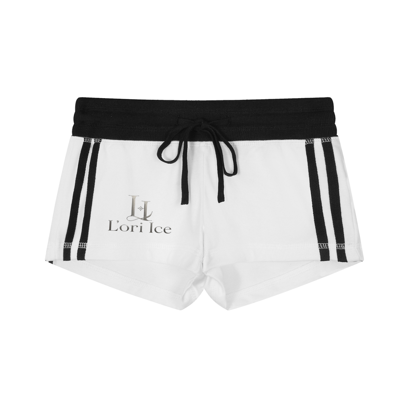 L’ori Ice Paris Women's Contrast Stripe Track Shorts