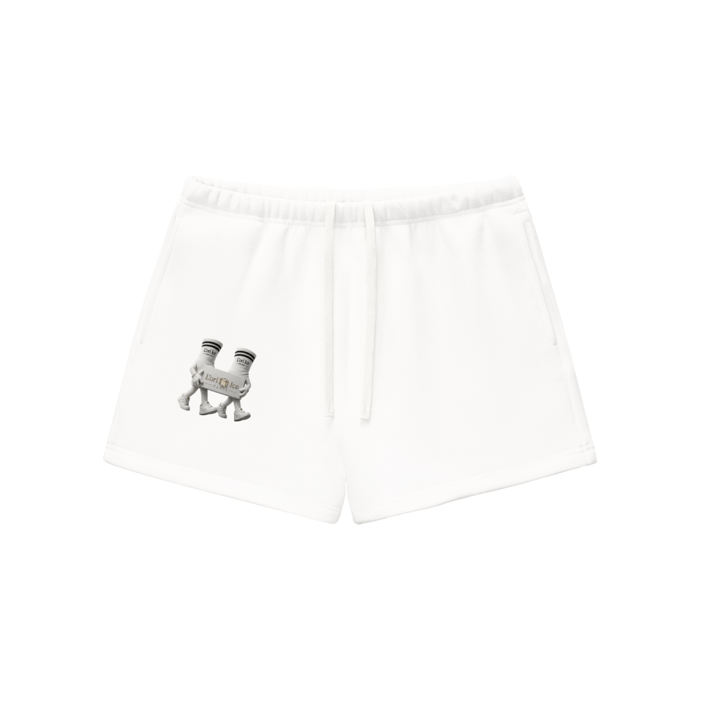 L’ori Ice Paris Essential Fleece Drawstring Sweatshorts
