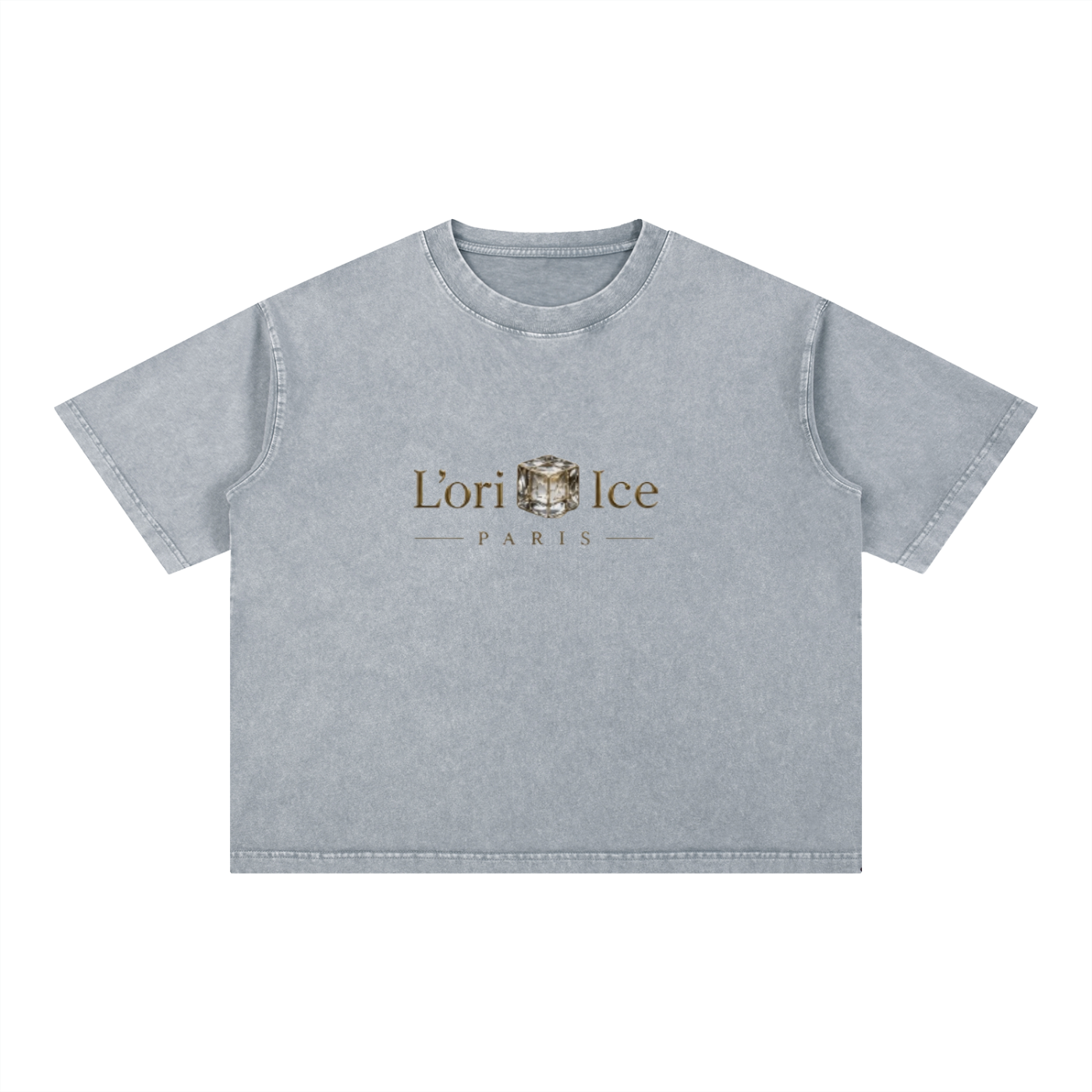 L’ori Ice Paris Mineral Wash Boxy Cotton T-Shirt