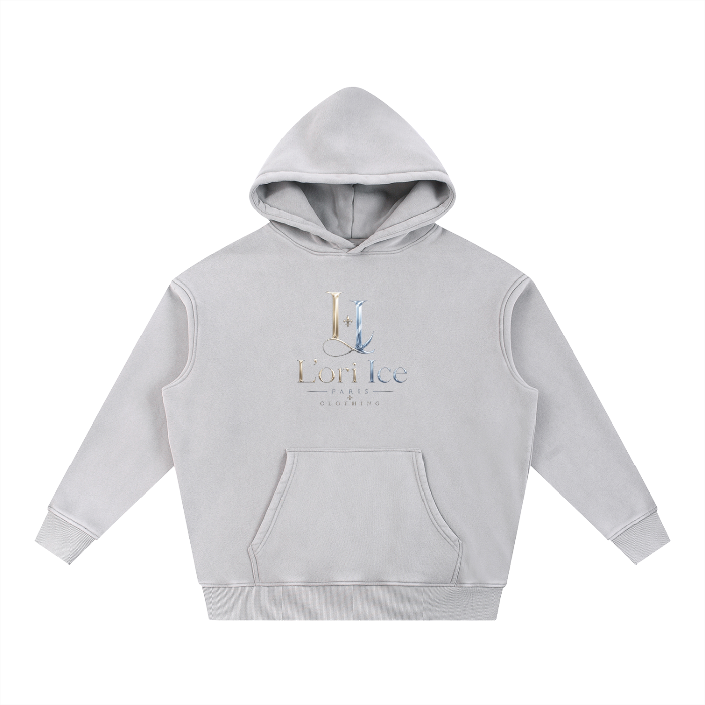 L’ori Ice Paris Snow Wash Fleece Oversize Hoodie