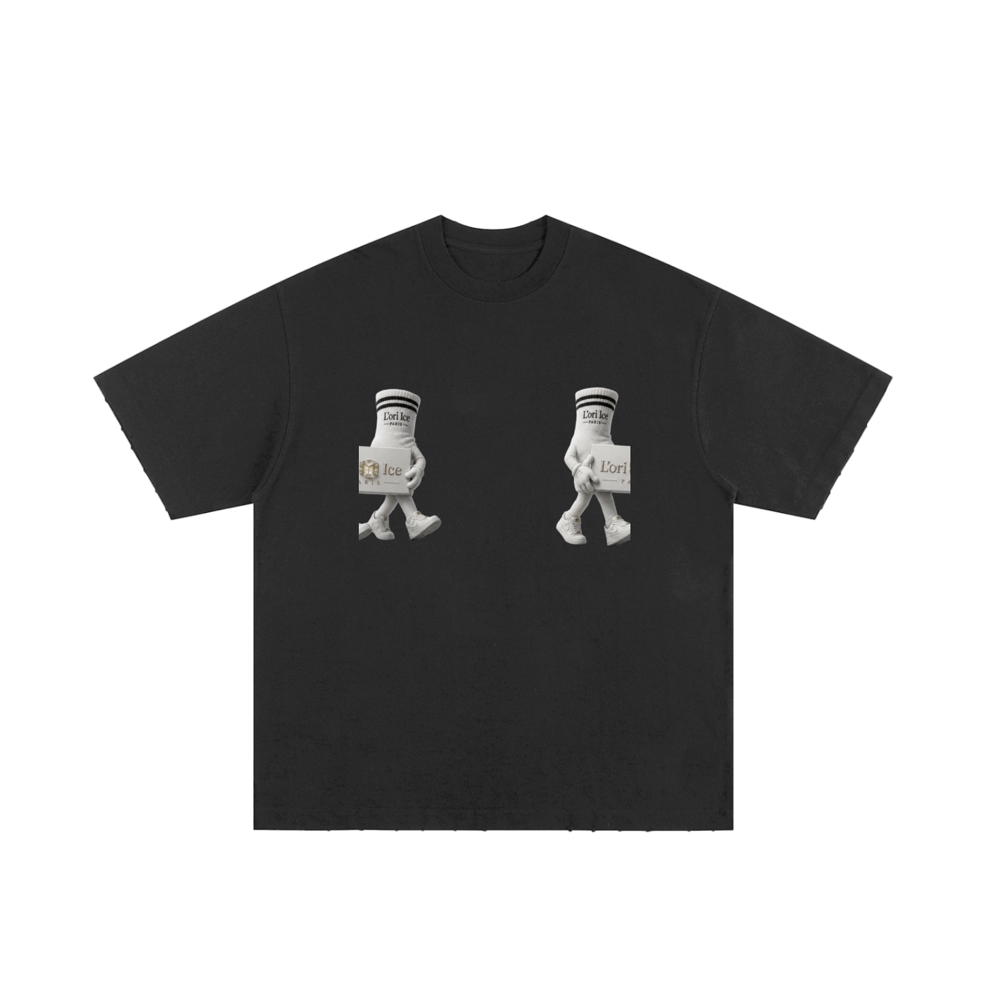 L’ori Ice Paris Heavyweight Hand-frayed T-Shirt