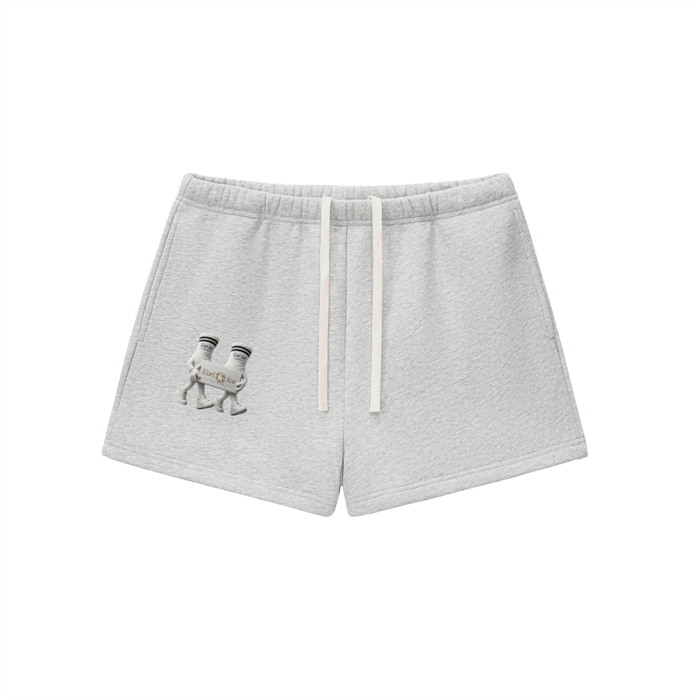 L’ori Ice Paris Essential Fleece Drawstring Sweatshorts