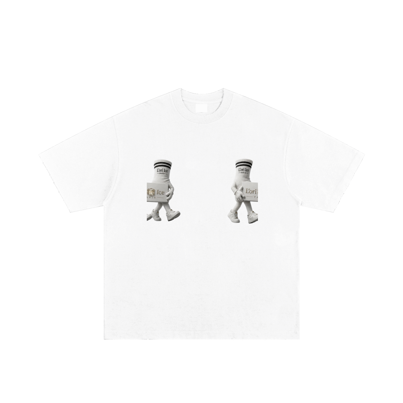 L’ori Ice Paris Heavyweight Hand-frayed T-Shirt