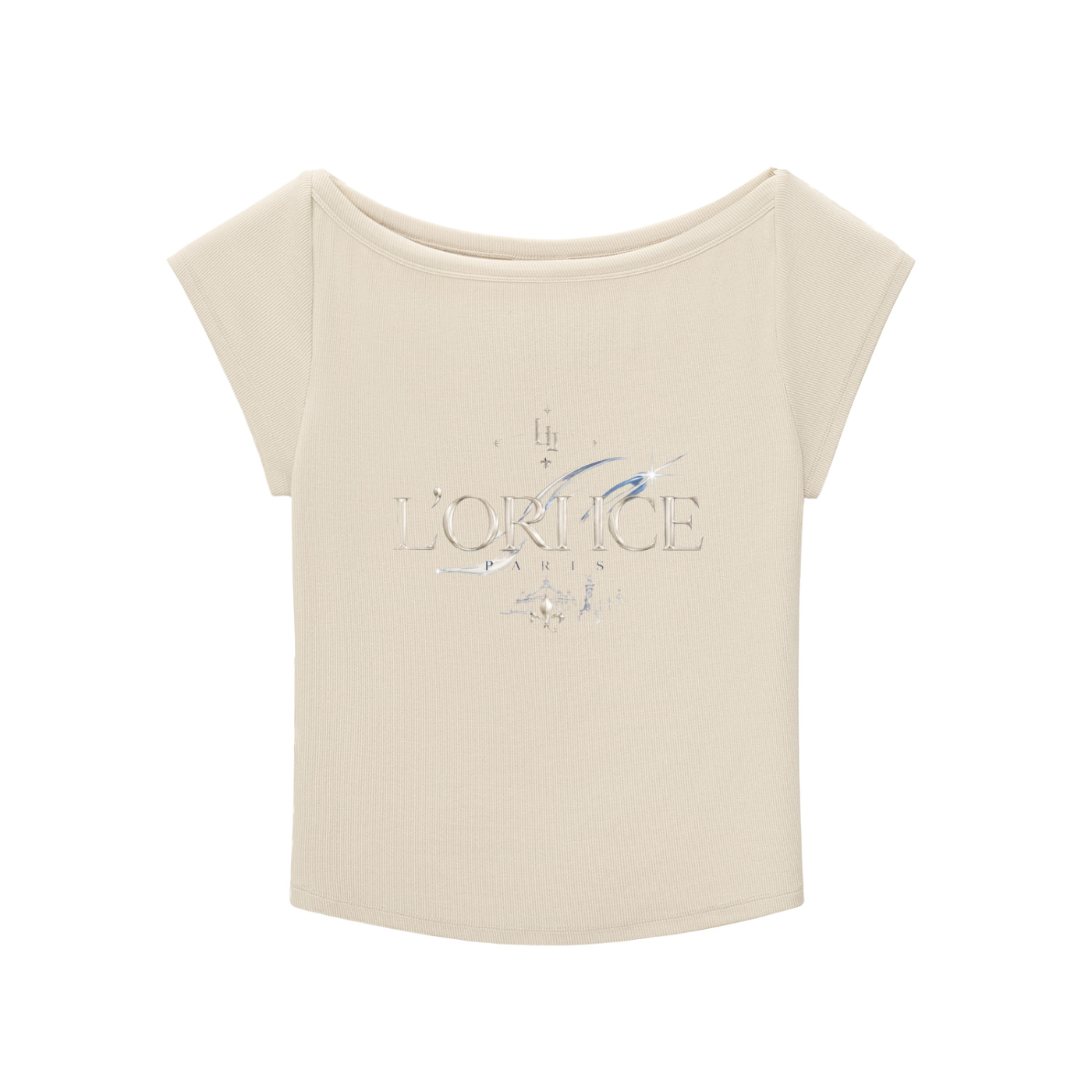 L’ori Ice Paris Essential Wide Neck Baby T-shirt