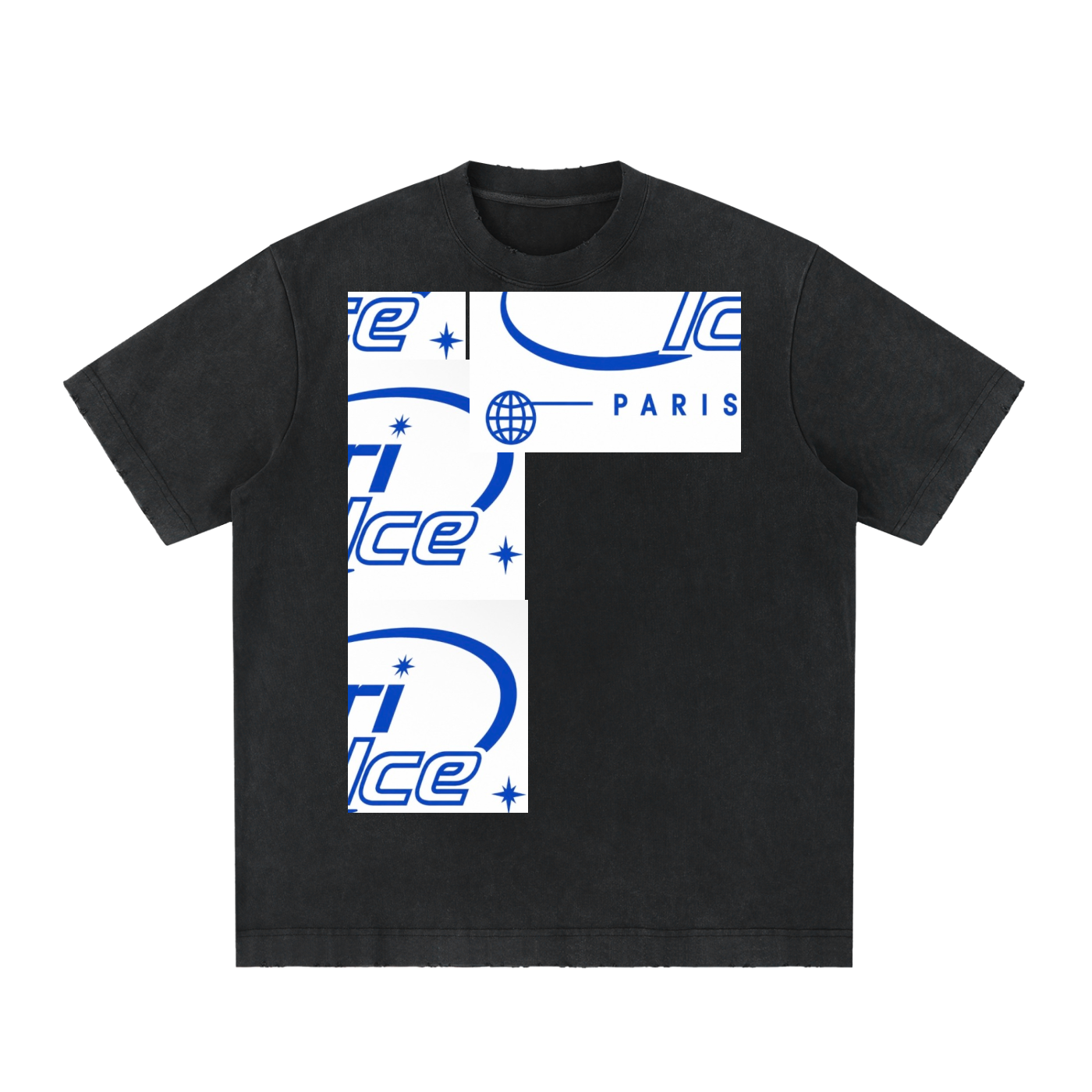 L’ori Ice Paris Frayed T-Shirt