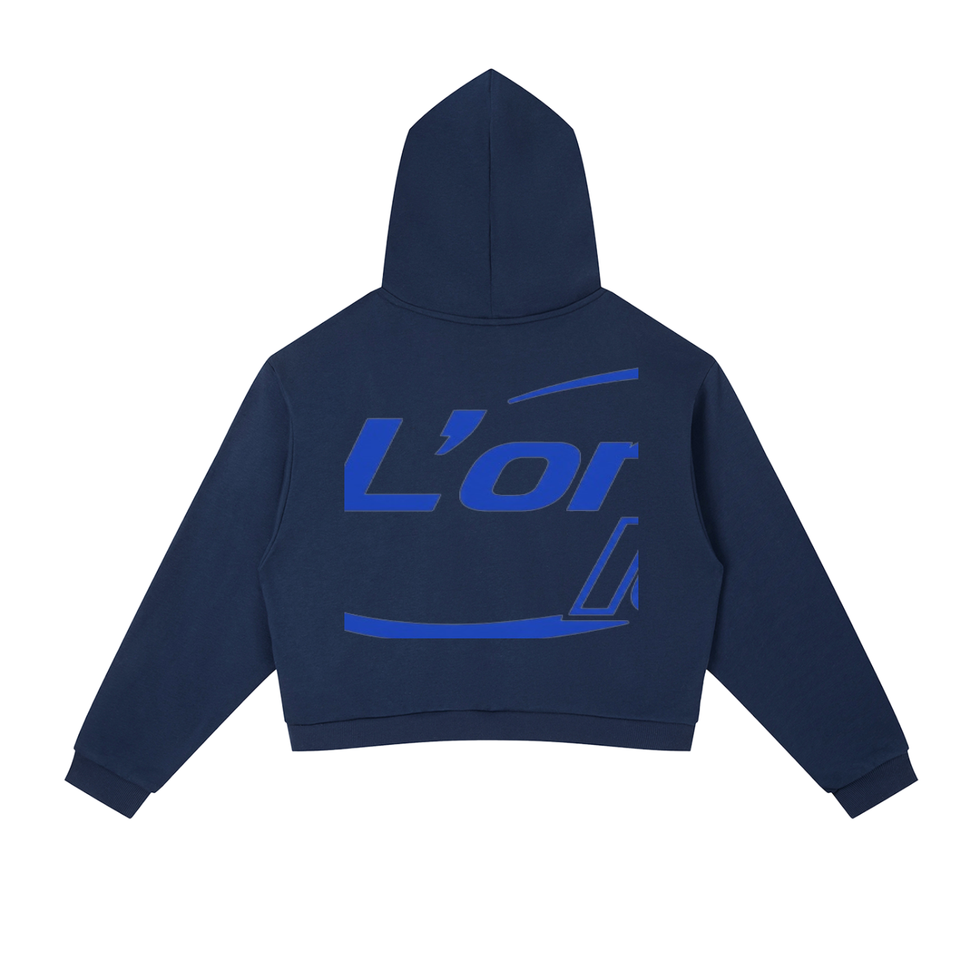 L’ori Ice Paris ( Woman  Stripe Cropped Hoodie