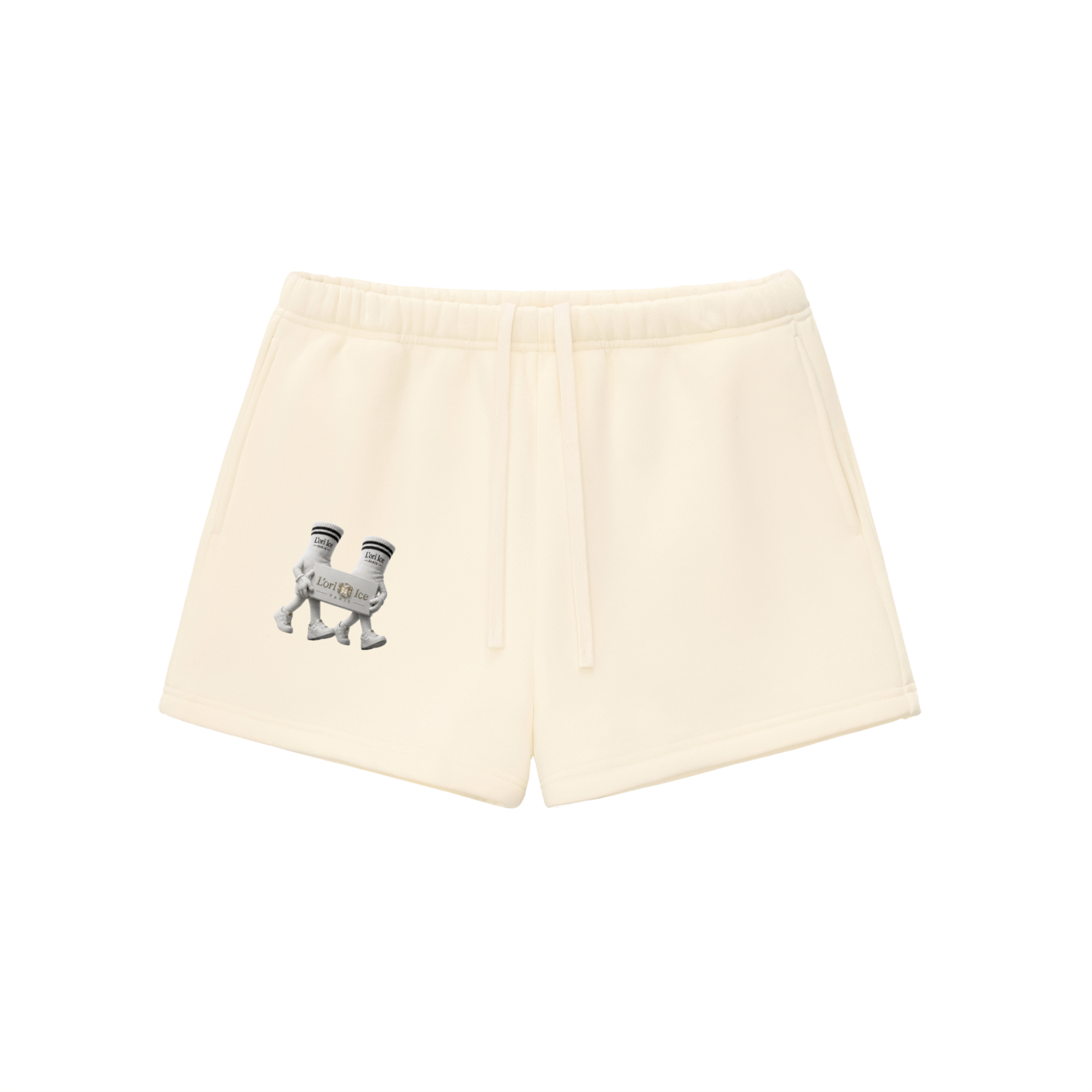 L’ori Ice Paris Essential Fleece Drawstring Sweatshorts