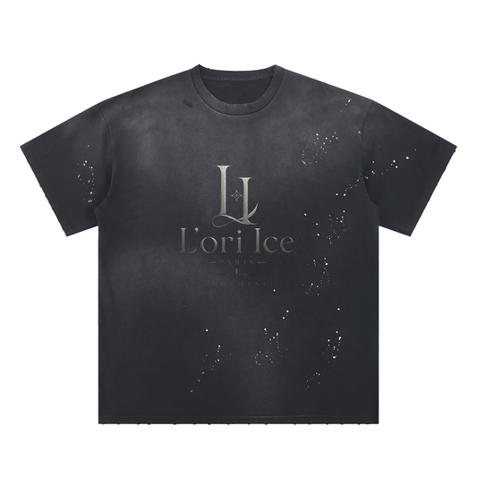 L’ori Ice Paris  Sunfade Paint Splatter T-Shirt