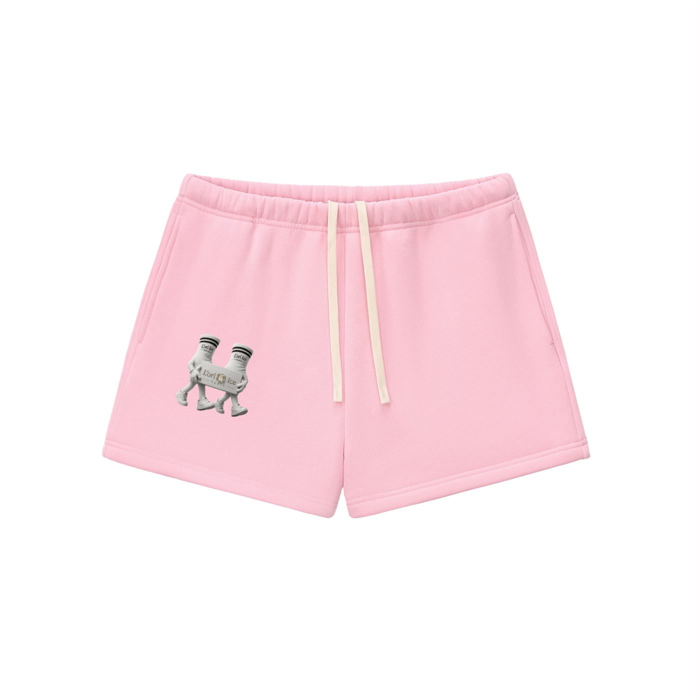 L’ori Ice Paris Essential Fleece Drawstring Sweatshorts