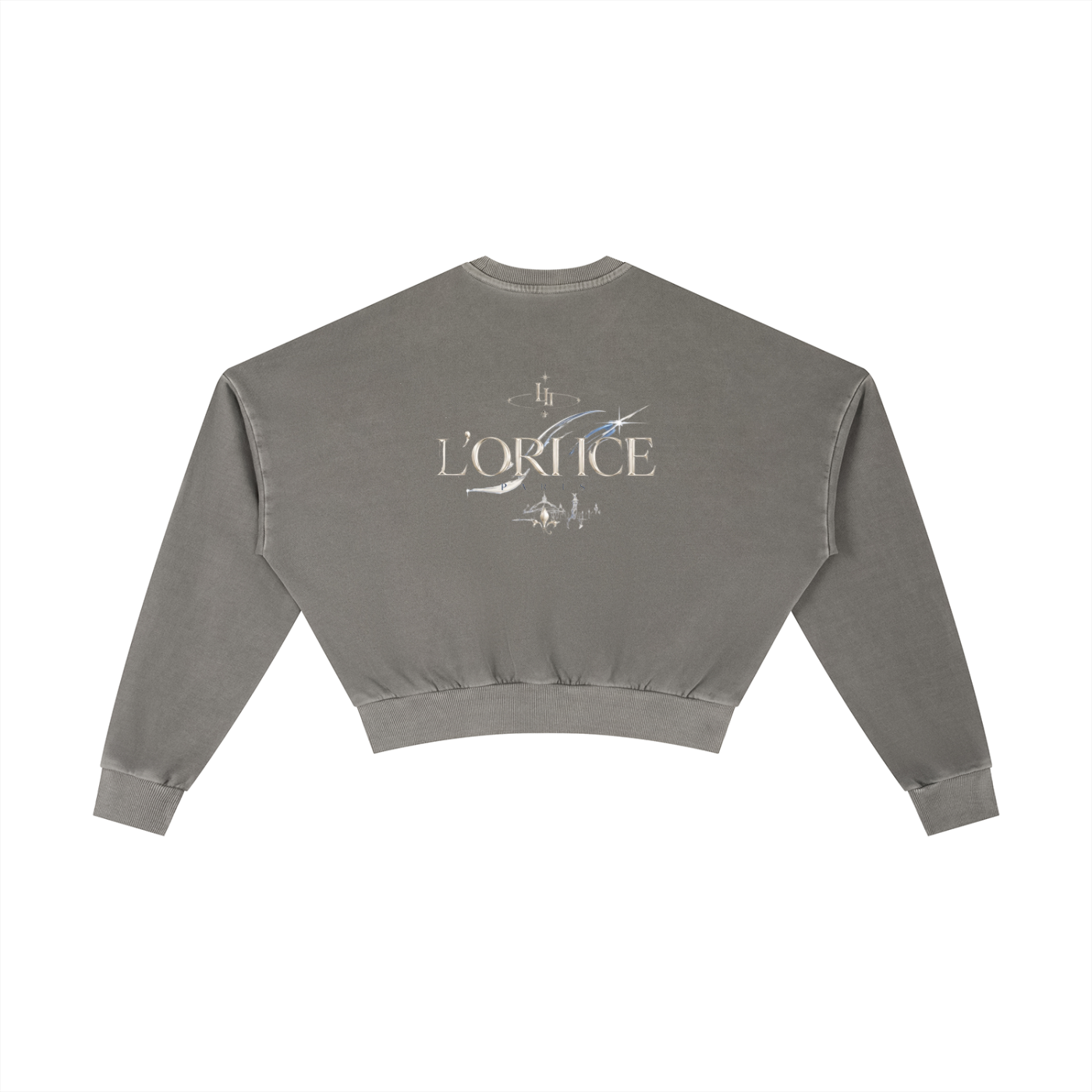 L’ori Ice Paris Vintage Washed Cropped Sweatshirt