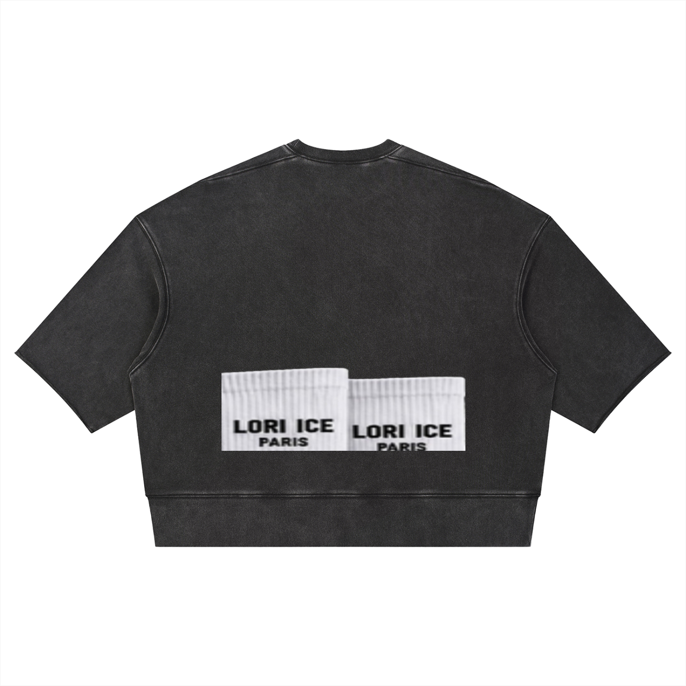 L’ori Ice Paris Unisex Mineral Wash Boxy Raw Edge T-Shirt