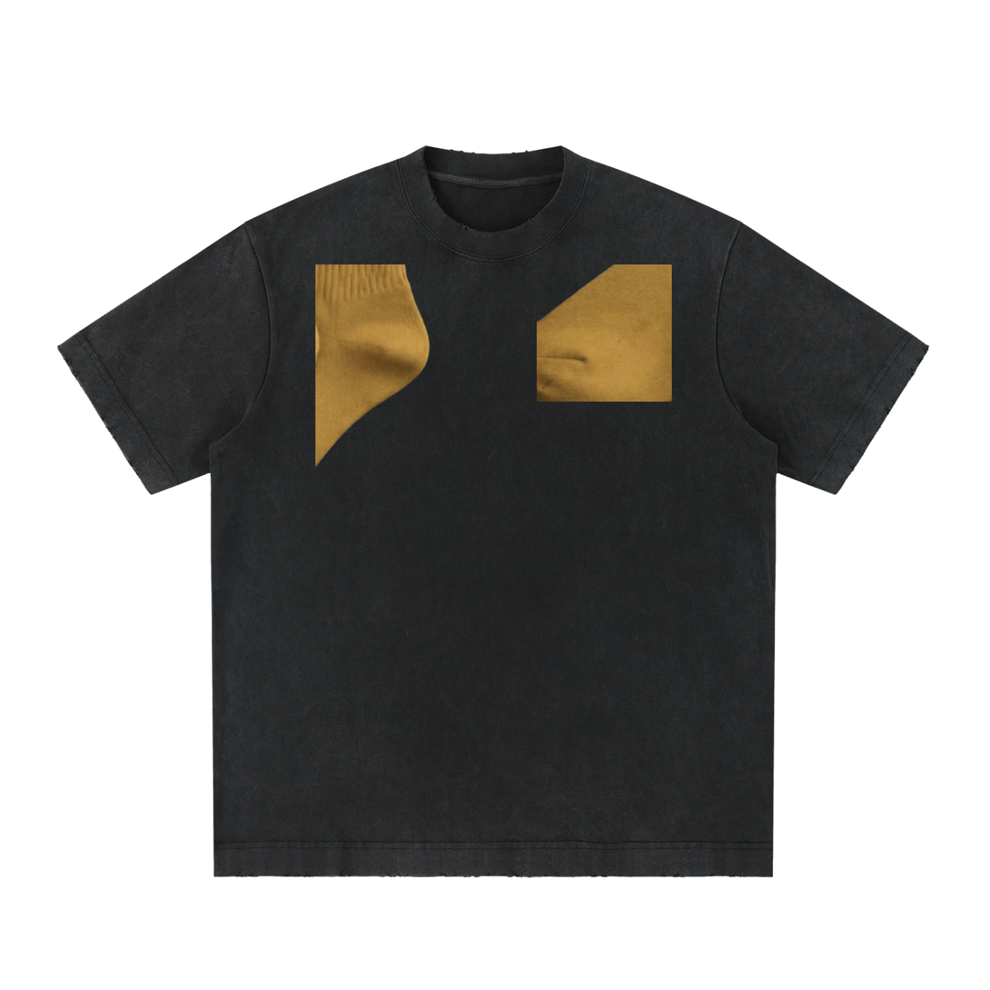 L’ori Ice Paris Heavyweight Vintage Washed Frayed T-Shirt