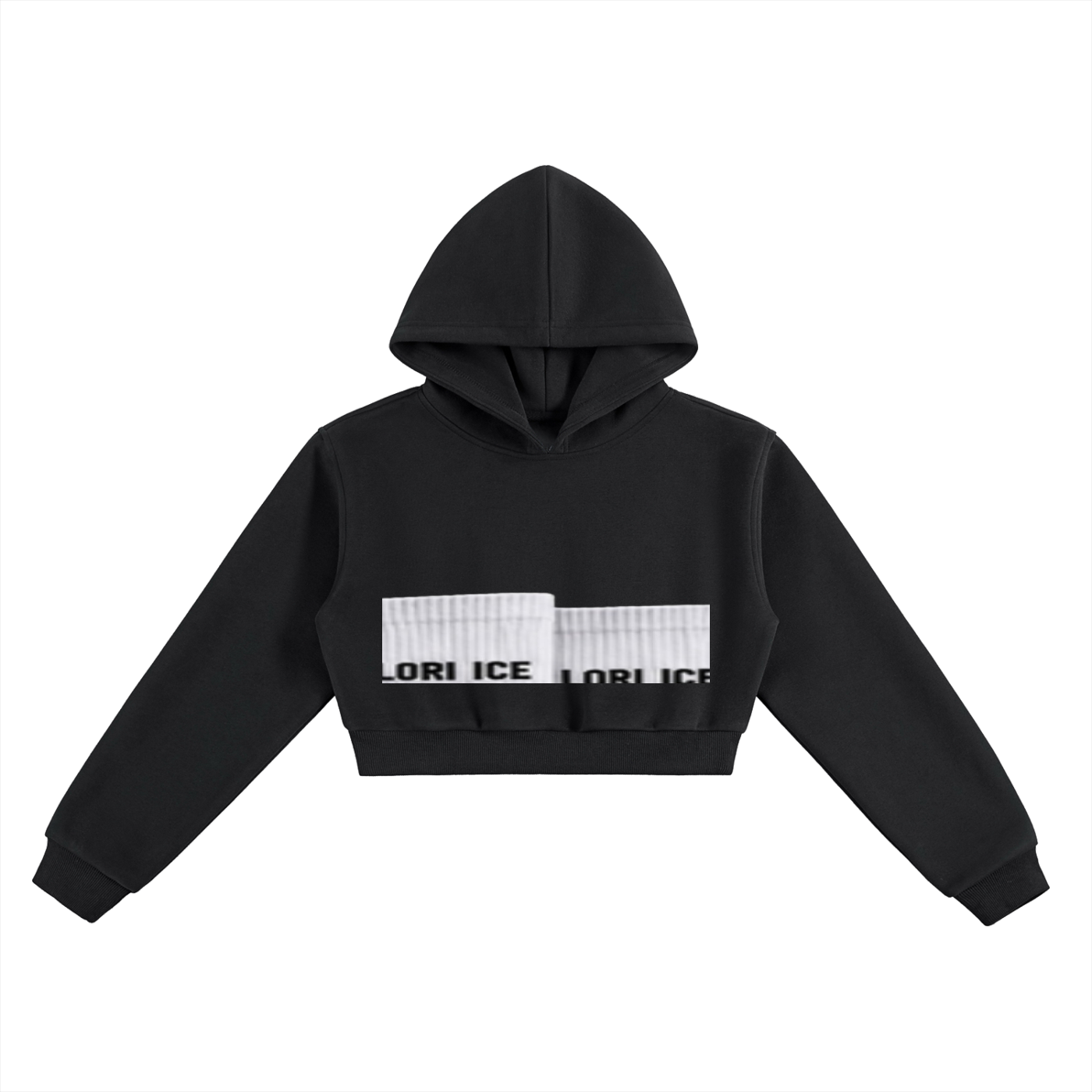 L’ori Ice Paris Woman  Cropped Hoodie