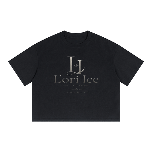 L’ori Ice Paris (Unisex Boxy Drop Shoulder Crop T-Shirt