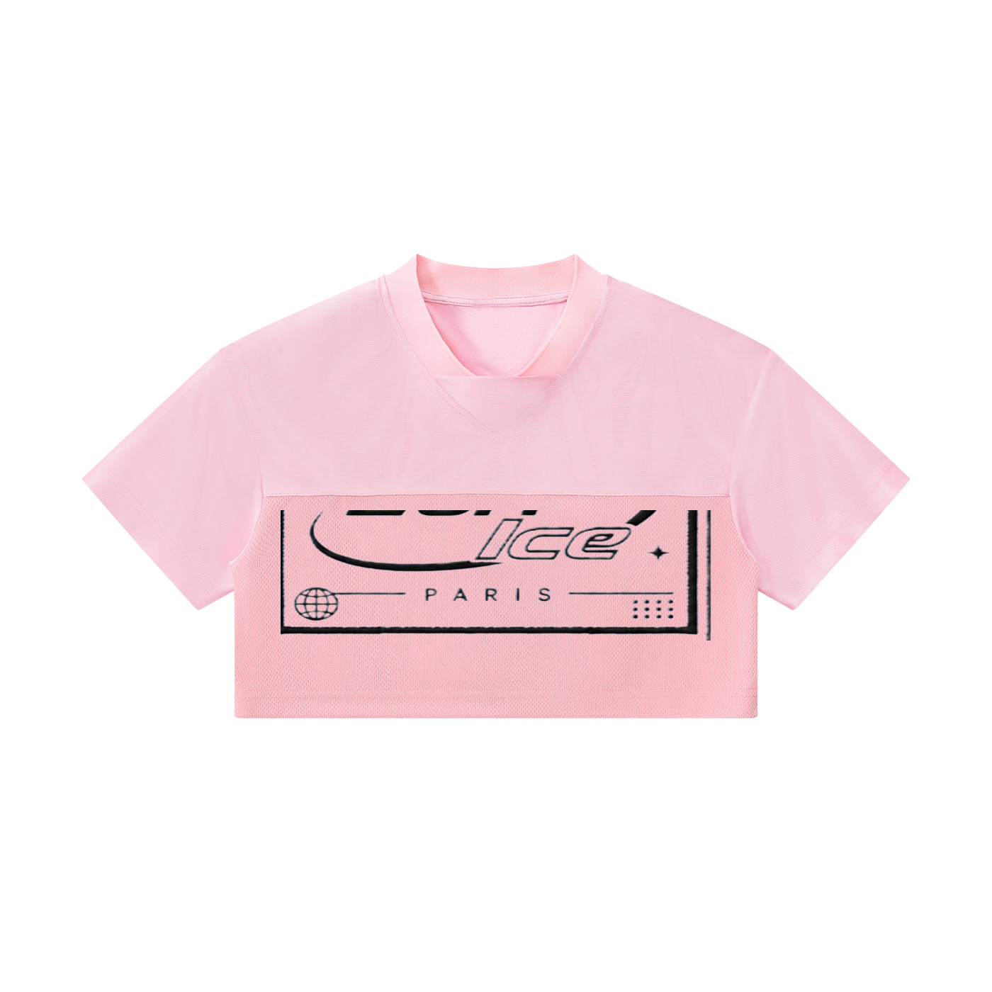 L’ori Ice Paris ( Women’s Cropped Paneled V-Neck Jersey