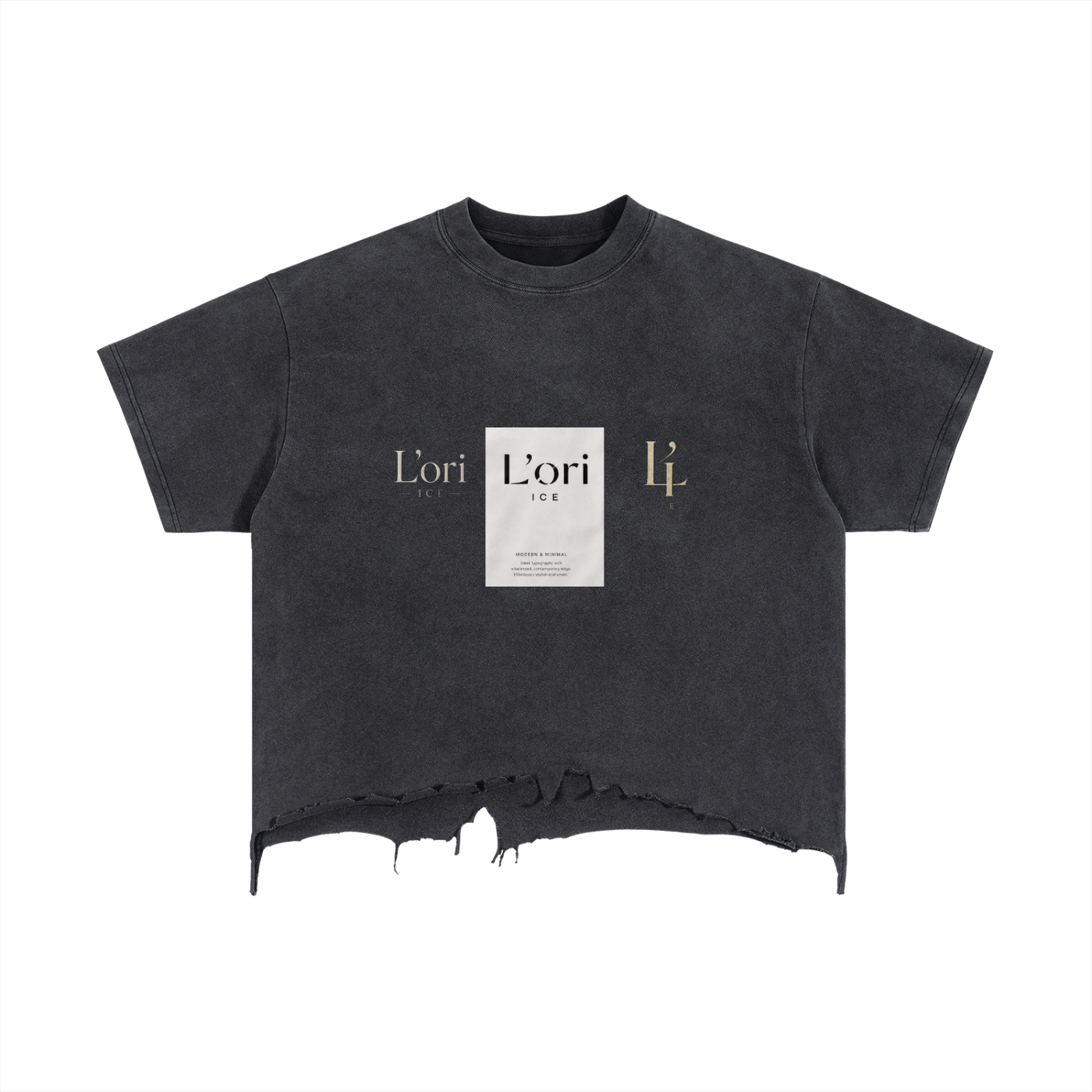 L’ori Ice Paris  Hem T-Shirt