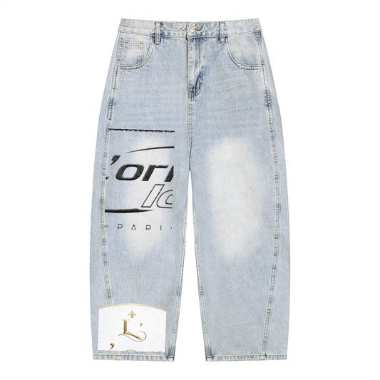 L’ori Ice Paris  Barrel Leg Jeans