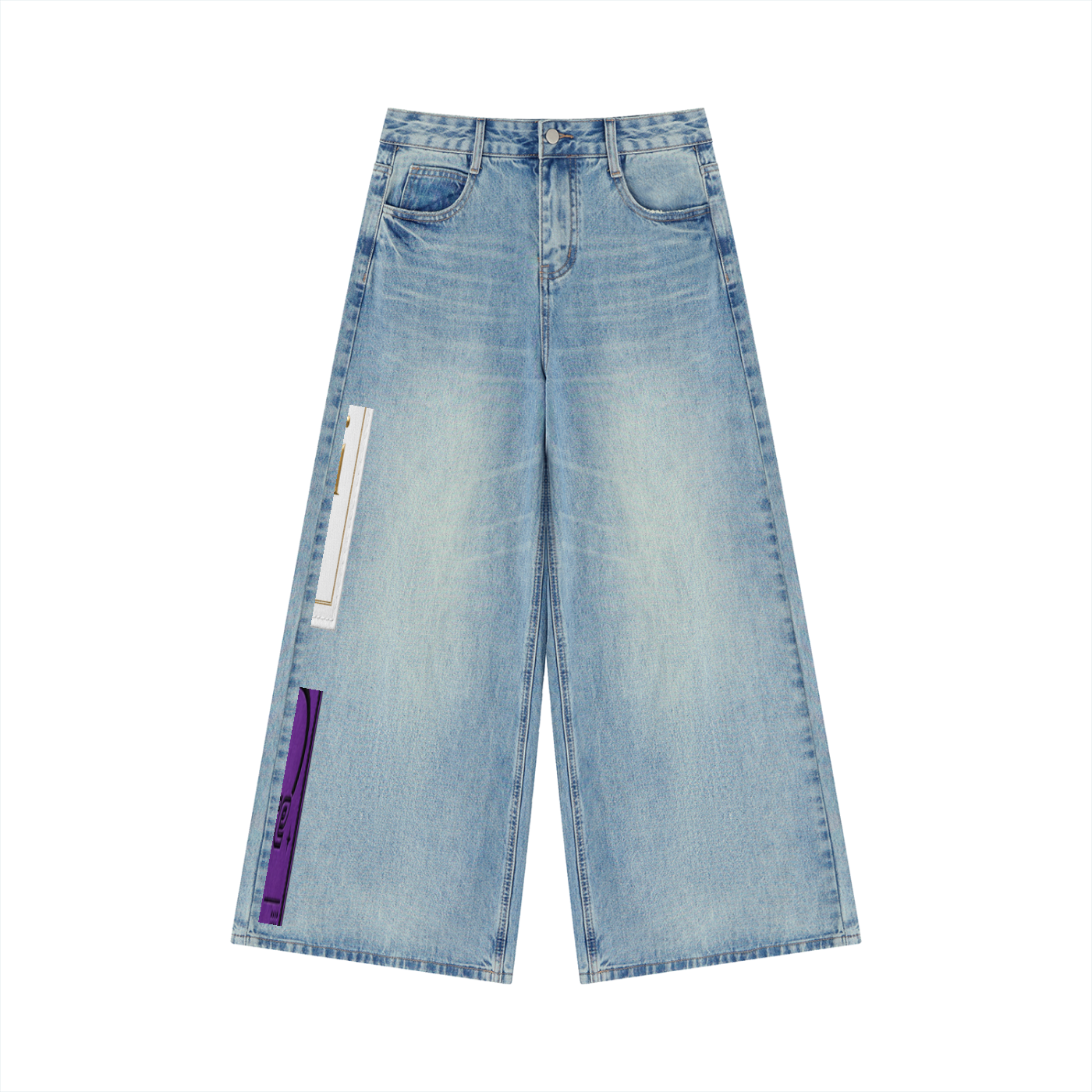 L’ori Ice Paris ( Women’s Vintage Wash Wide Leg Jeans