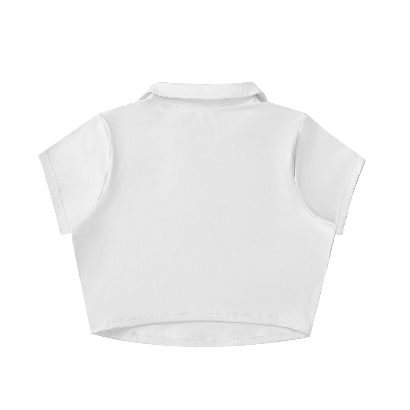 L’ori Ice Paris V-Neck Lapel Crop Top