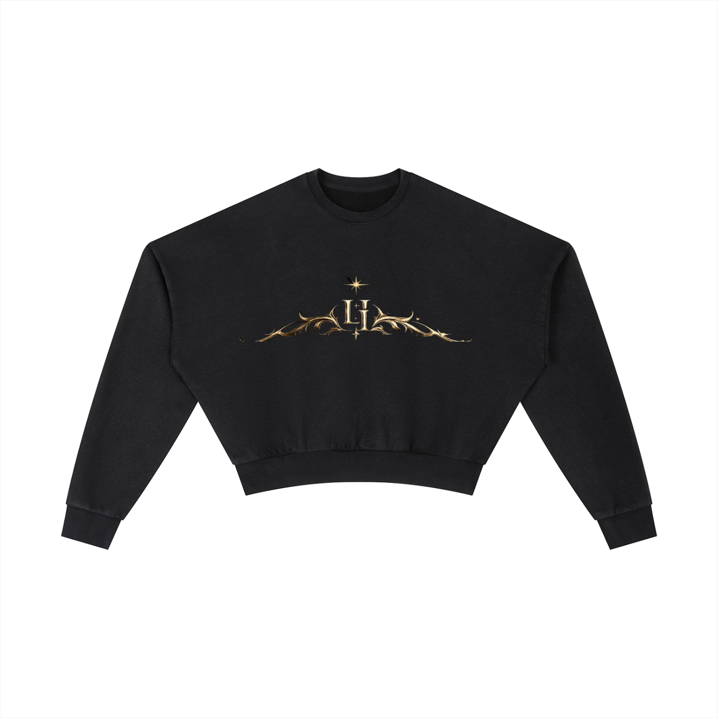 L’ori Ice Paris Vintage Washed Cropped Sweatshirt