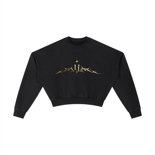 L’ori Ice Paris Vintage Washed Cropped Sweatshirt