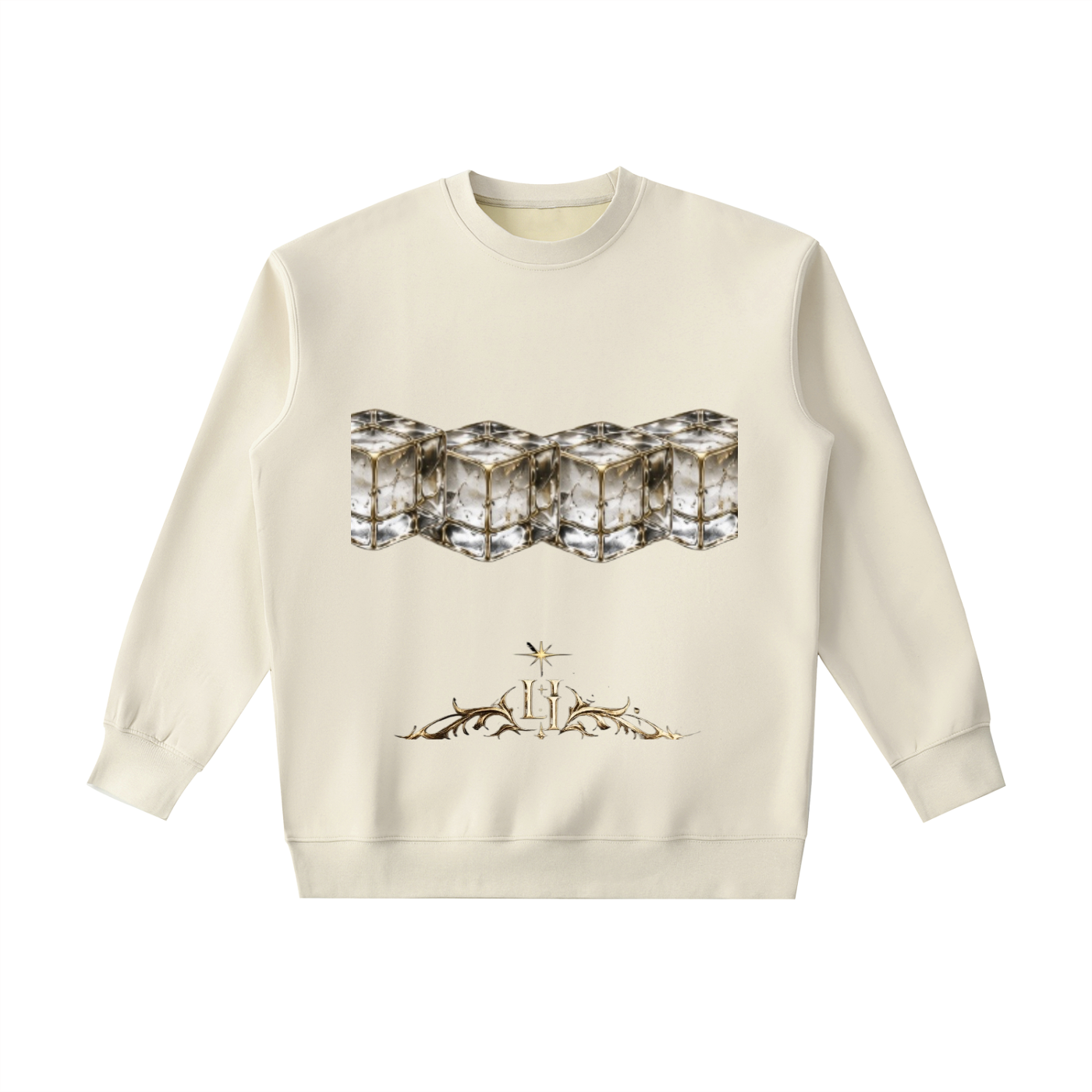 L’ori Ice Paris  Heavyweight Crewneck Sweatshirt