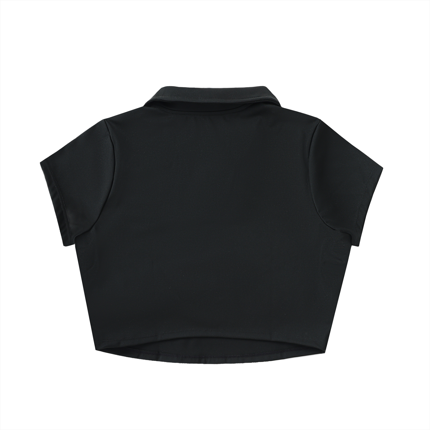 L’ori Ice Paris V-Neck Lapel Crop Top