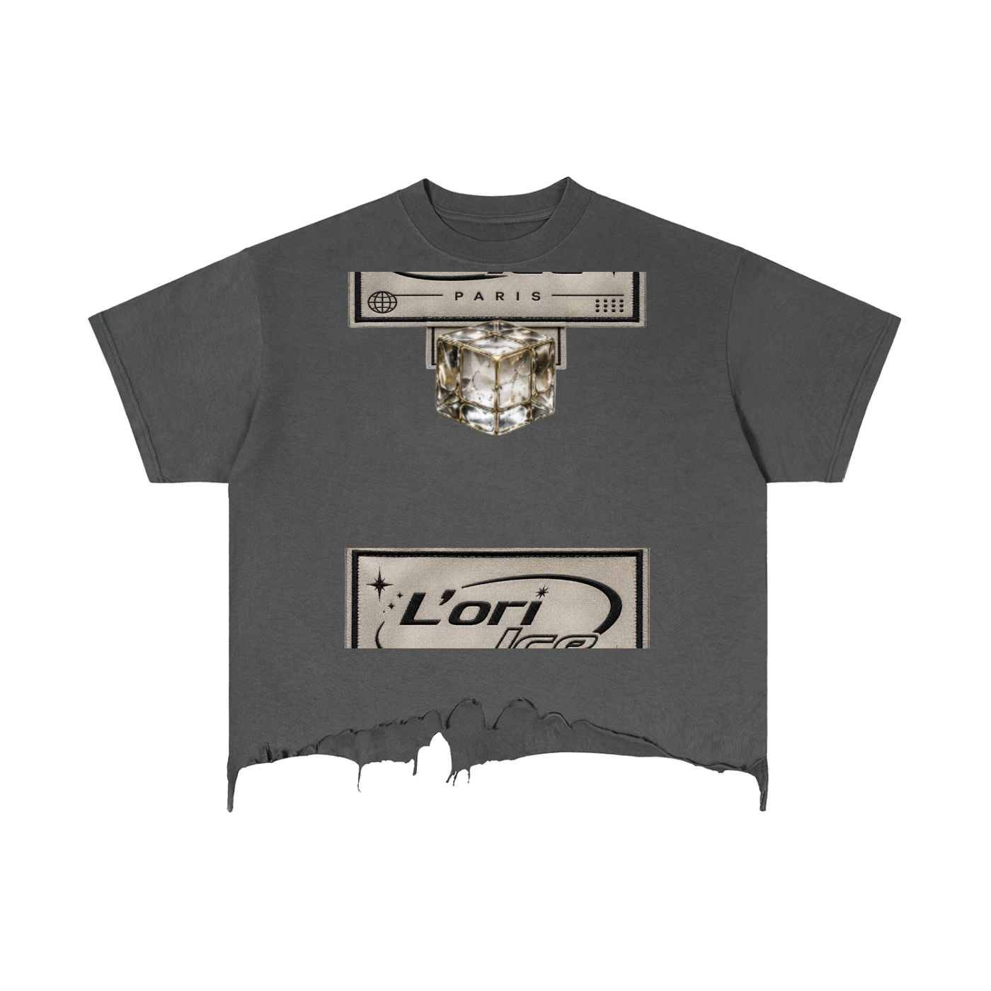 L’ori Ice Paris Hem T-Shirt