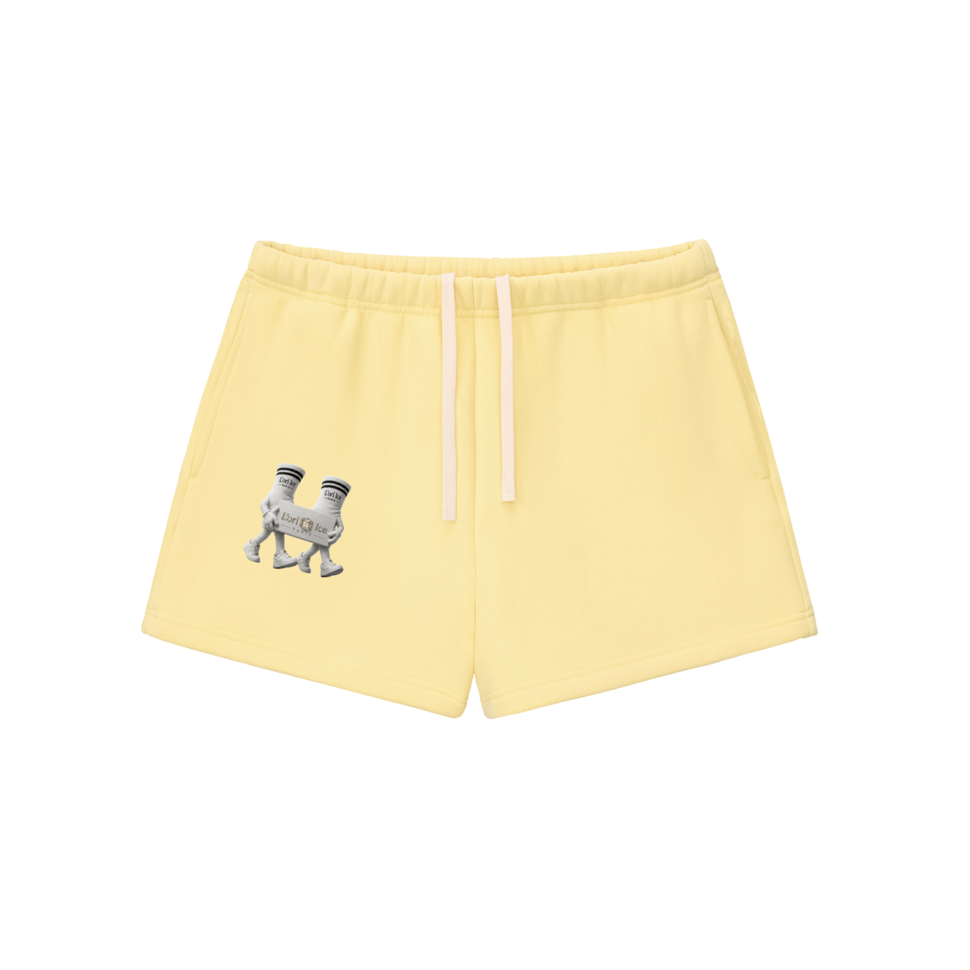 L’ori Ice Paris Essential Fleece Drawstring Sweatshorts