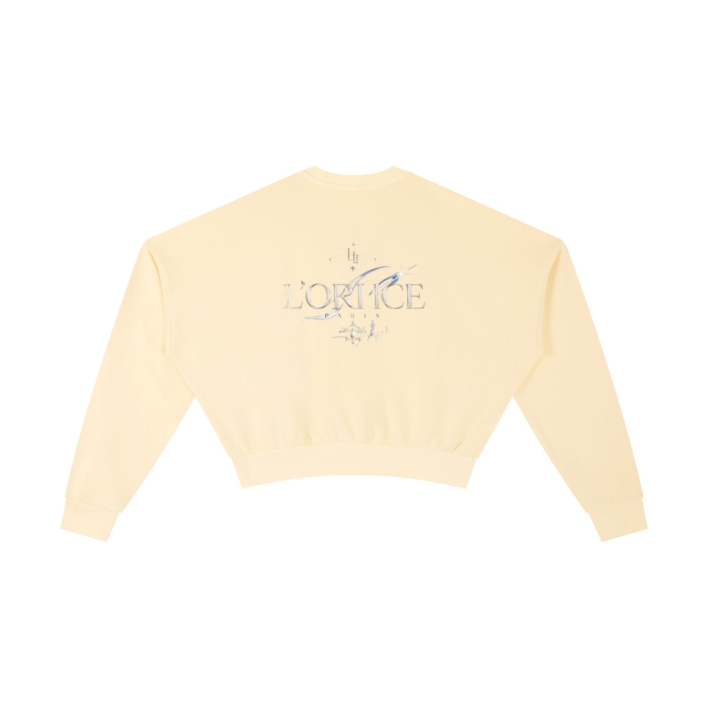 L’ori Ice Paris Vintage Washed Cropped Sweatshirt