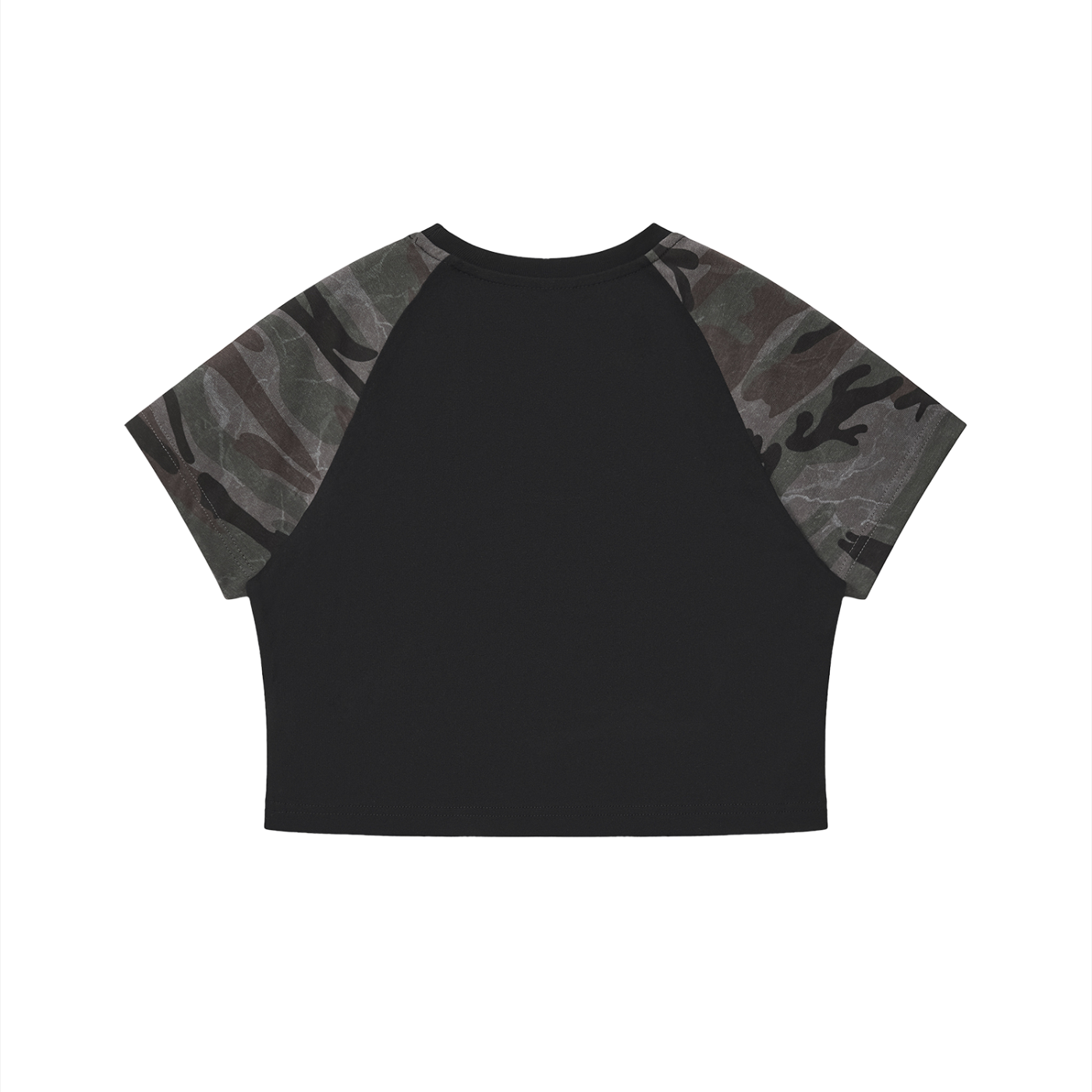 L’ori Ice Paris Women’s Camo Raglan Crop T-Shirt