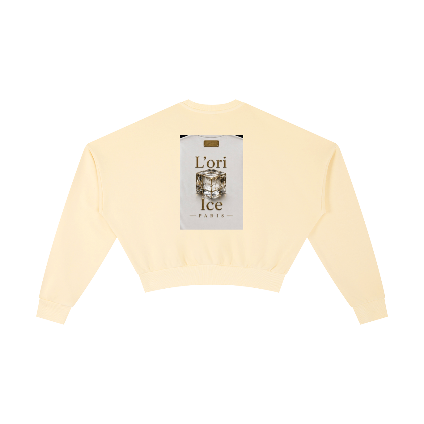 L’ori Ice Paris Vintage Washed Cropped Sweatshirt