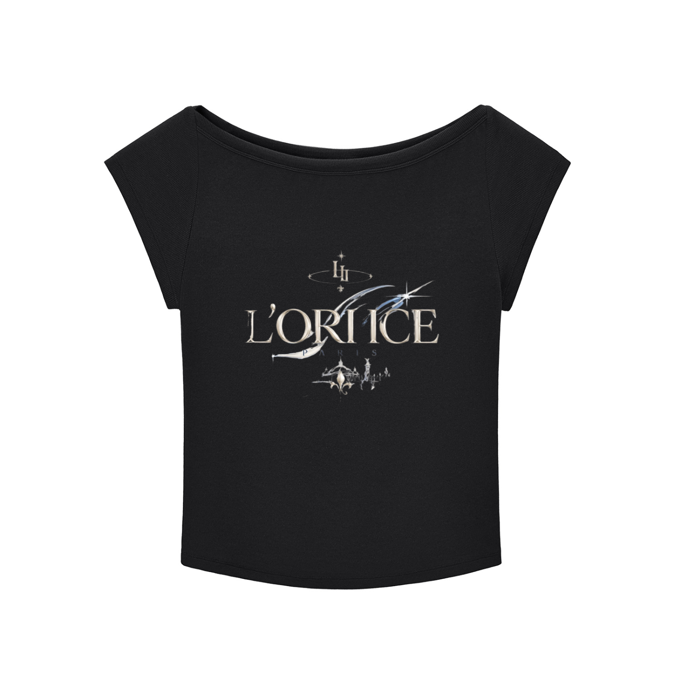 L’ori Ice Paris Essential Wide Neck Baby T-shirt