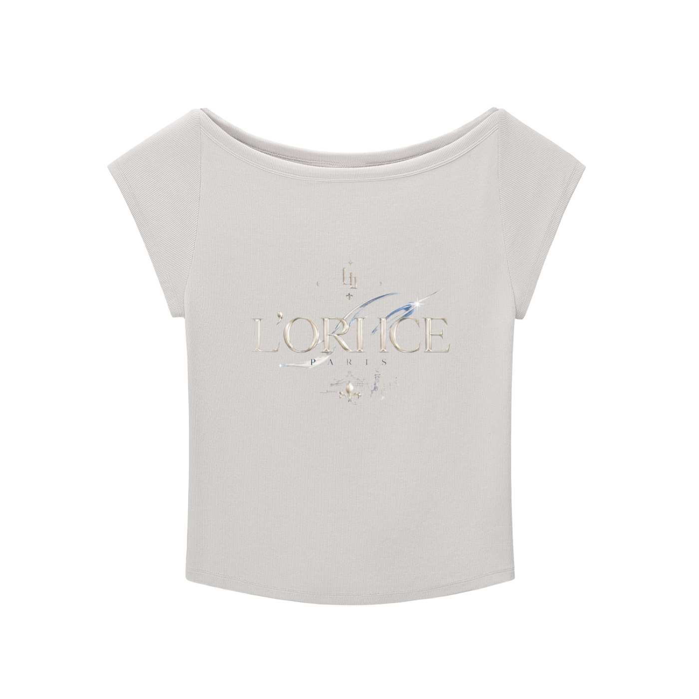 L’ori Ice Paris Essential Wide Neck Baby T-shirt