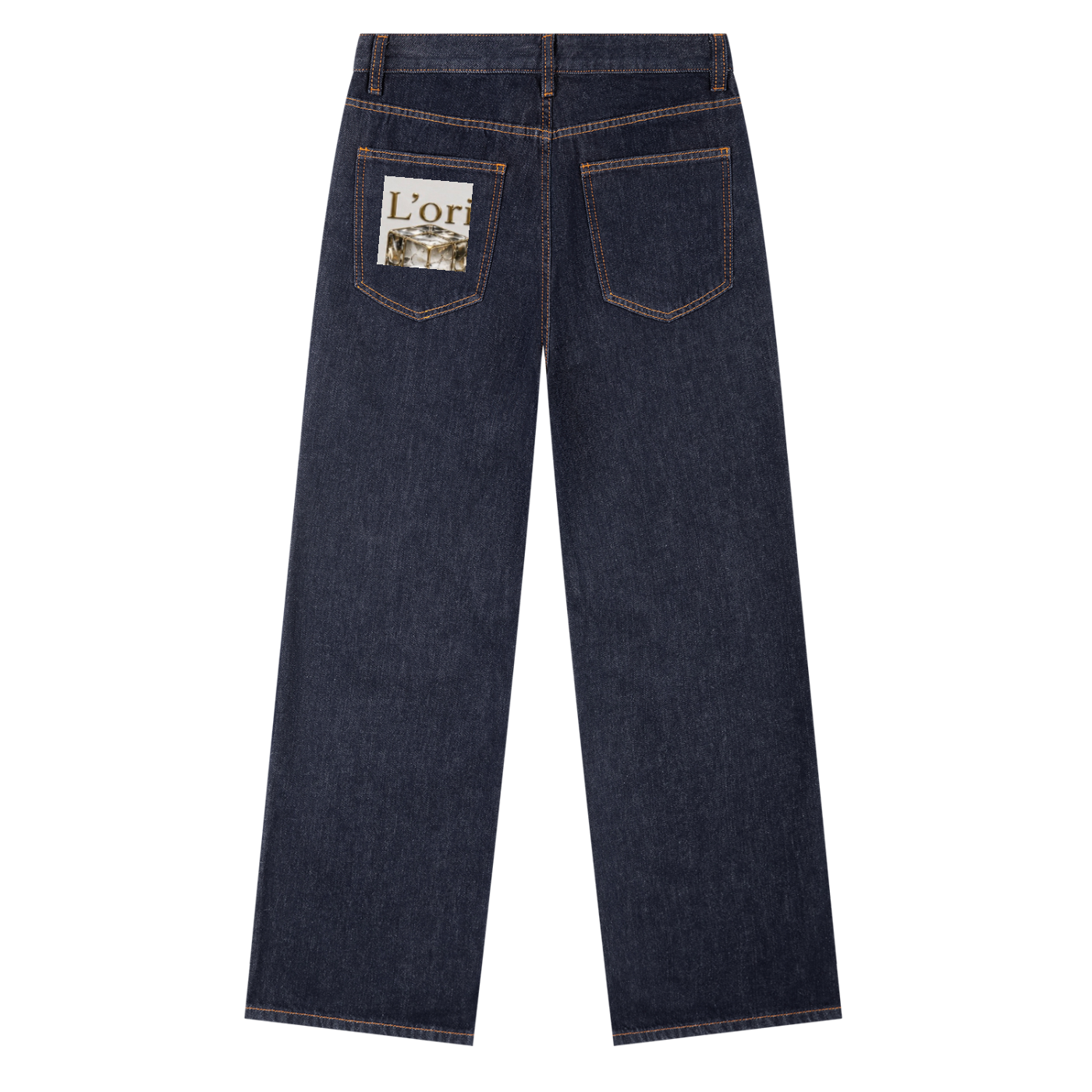 L’ori Ice Paris Heavyweight Straight Leg Denim Jeans