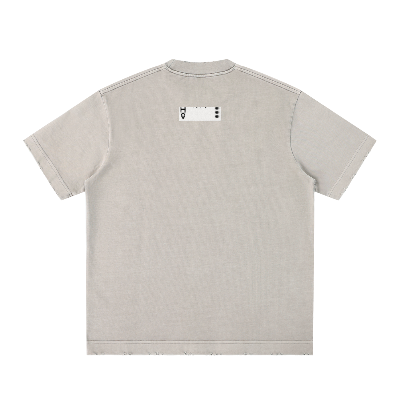 L’ori Ice Paris Heavyweight Vintage Washed Frayed T-Shirt