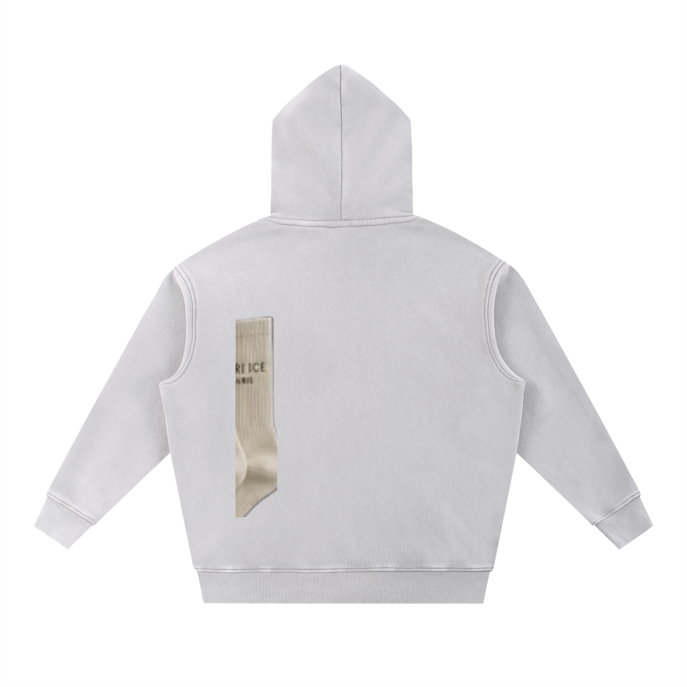 L’ori Ice Paris Snow Wash Fleece Oversize Hoodie
