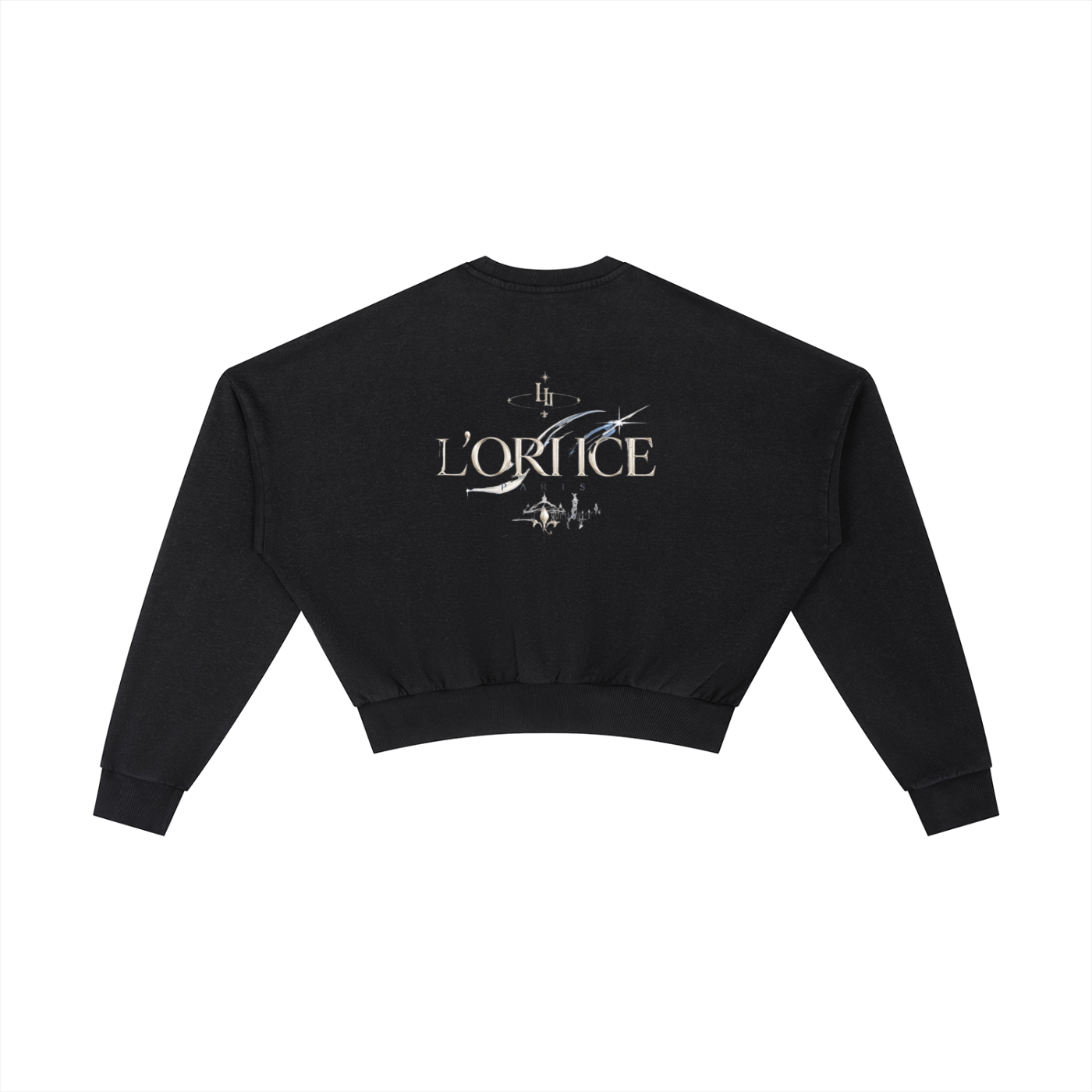 L’ori Ice Paris Vintage Washed Cropped Sweatshirt