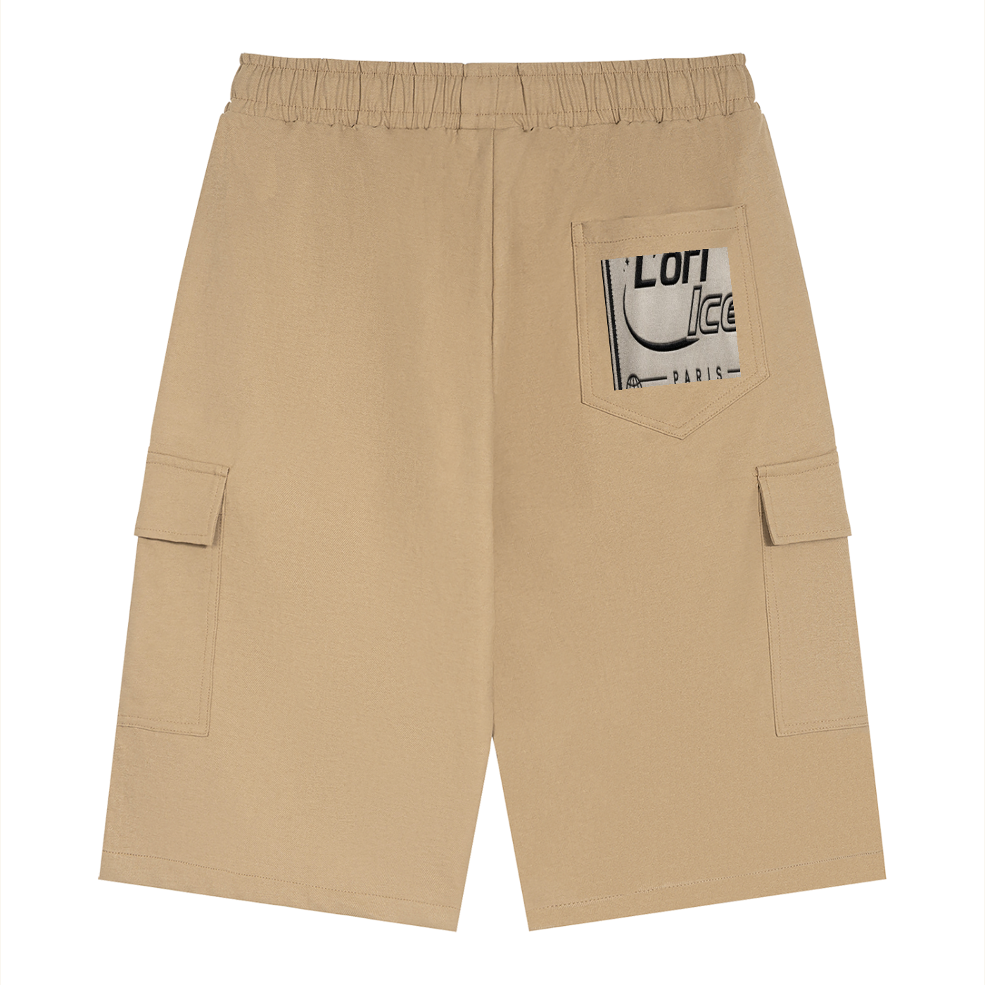 L’ori Ice Paris Unisex Drawstring Cargo Shorts