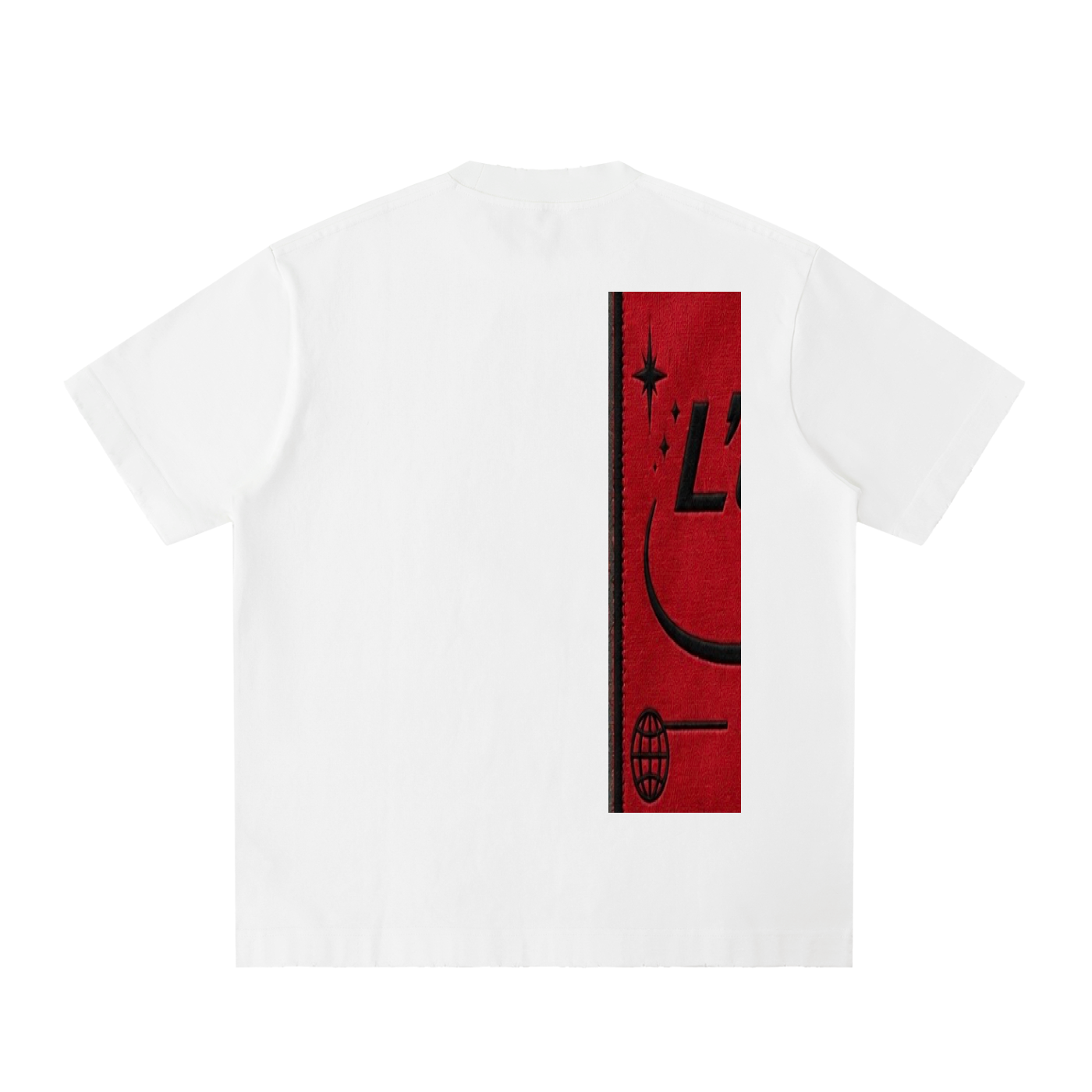 L’ori Ice Paris Heavyweight Vintage Washed Frayed T-Shirt