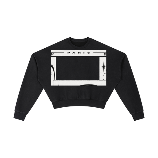 L’ori Ice Paris (Female)Washed Cropped Sweatshirt