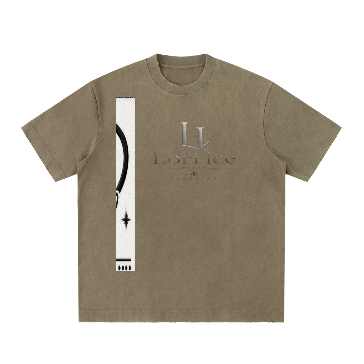 L’ori Ice Paris  Frayed T-Shirt