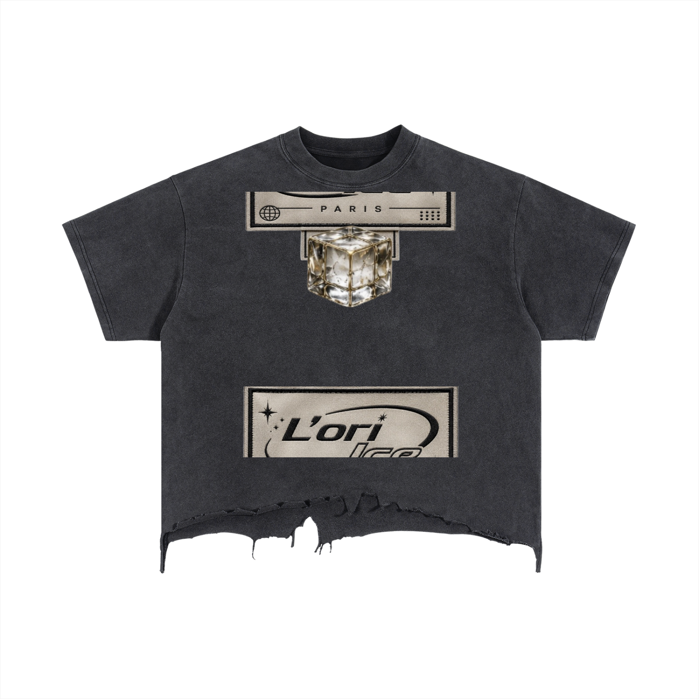 L’ori Ice Paris Hem T-Shirt