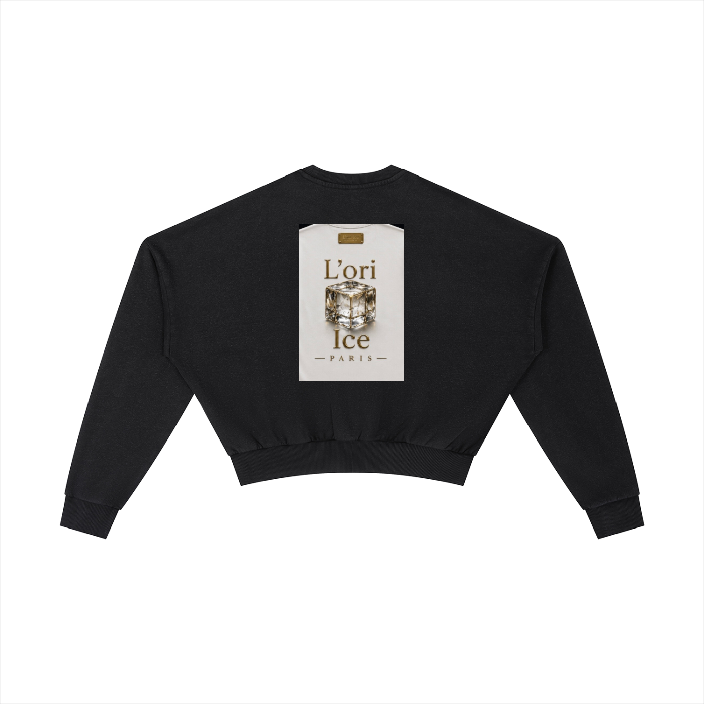 L’ori Ice Paris Vintage Washed Cropped Sweatshirt