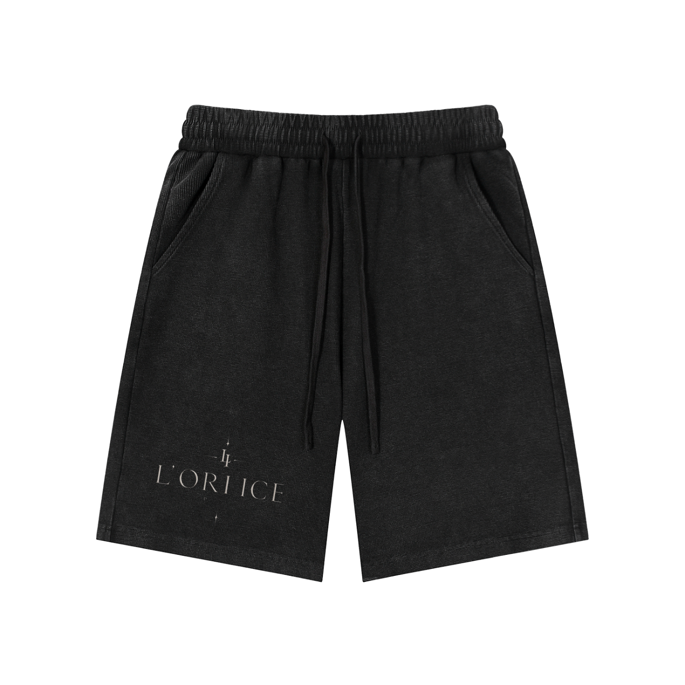 L’ori Ice Paris  Wash Waffle Knit Shorts