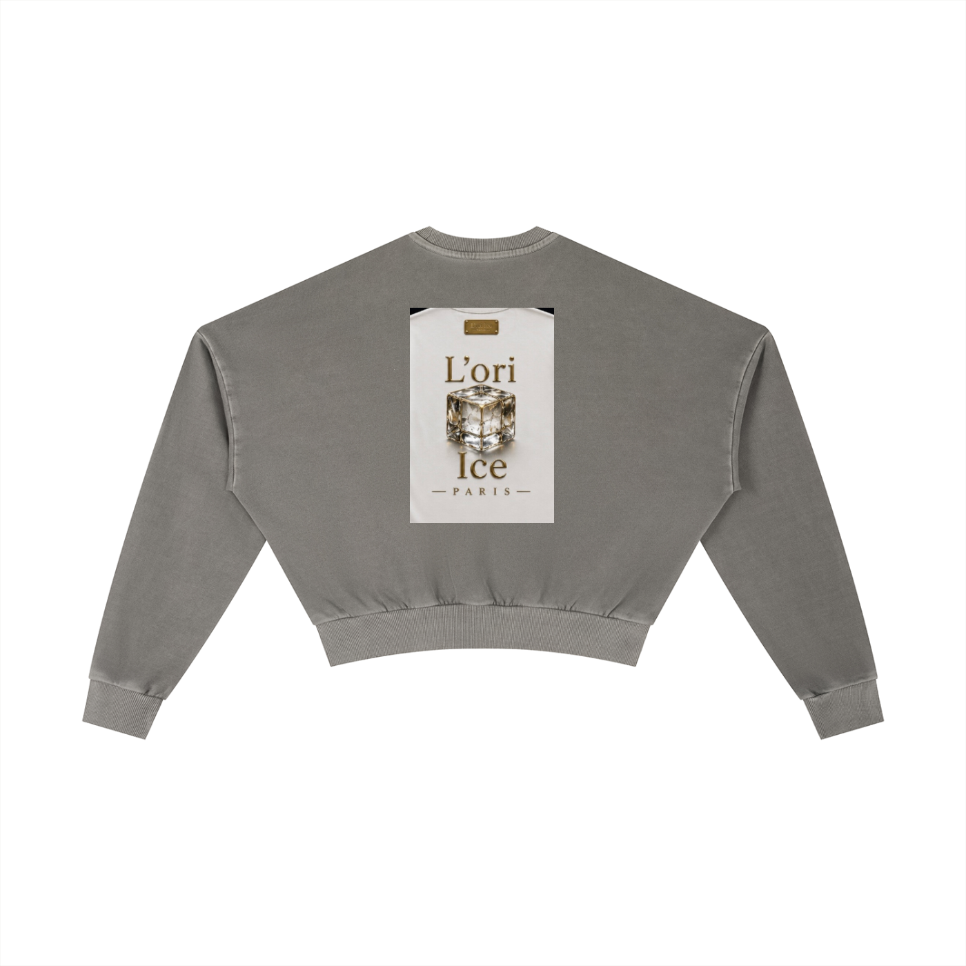 L’ori Ice Paris Vintage Washed Cropped Sweatshirt