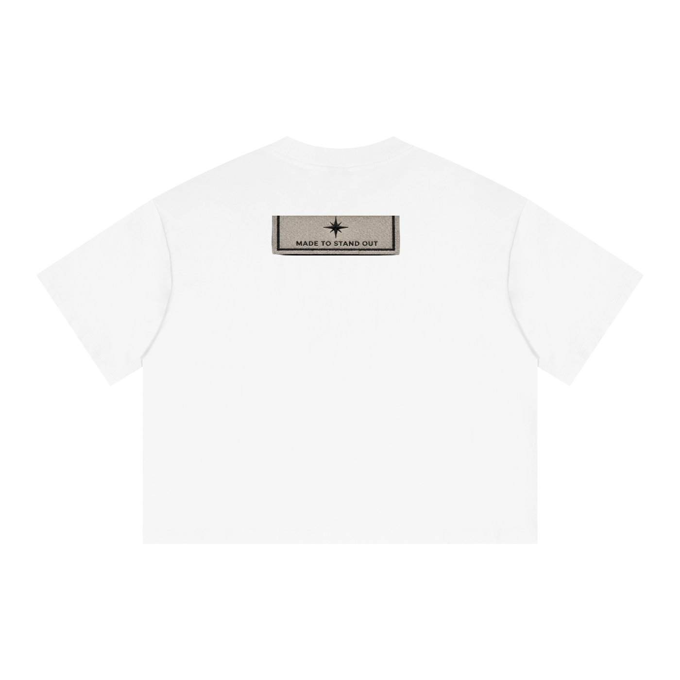 L’ori Ice Paris Unisex Boxy Drop Shoulder Crop T-Shirt
